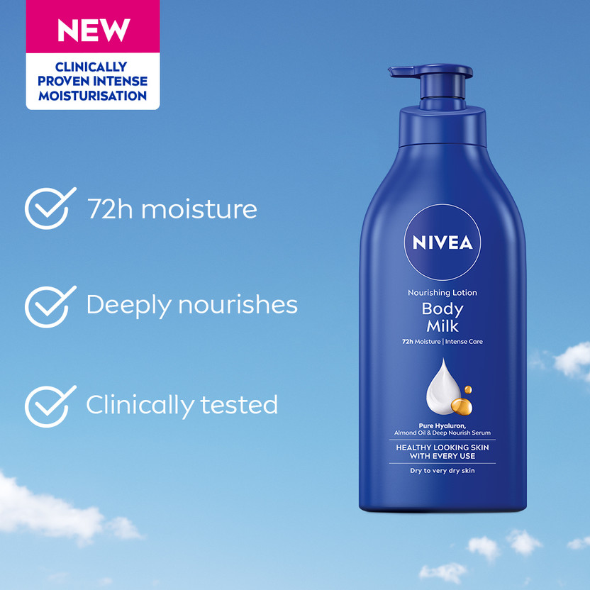 NIVEA Body Milk, Lotion Moisturizer