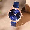 French Connection Leather Analog Blue