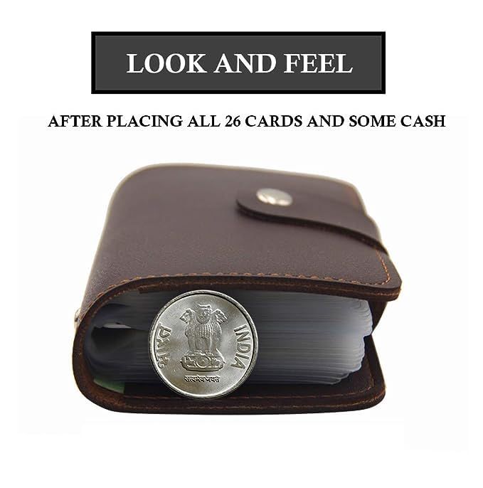 Stealodeal Brown 28 Slots Leather