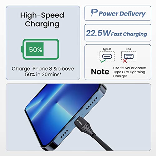 Ambrane Type-C to Lightning USB