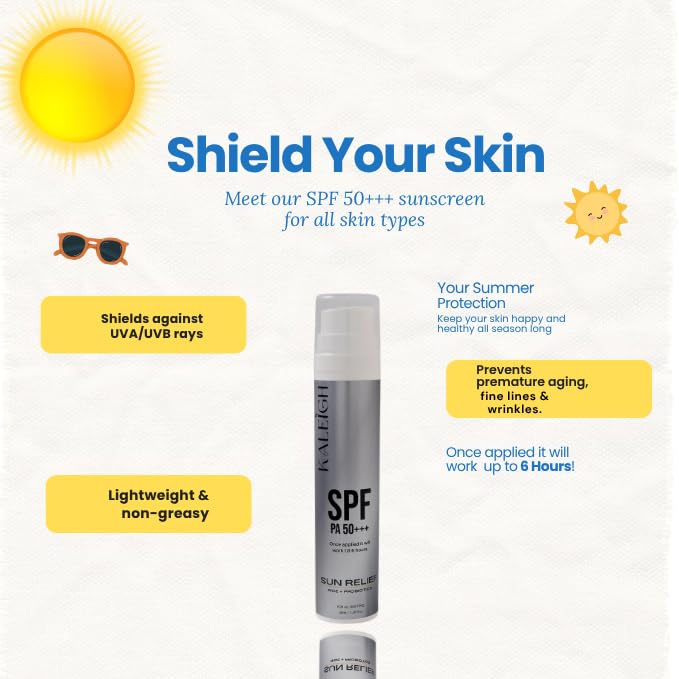 KALEIGH Sunscreen SPF 50 PA+++