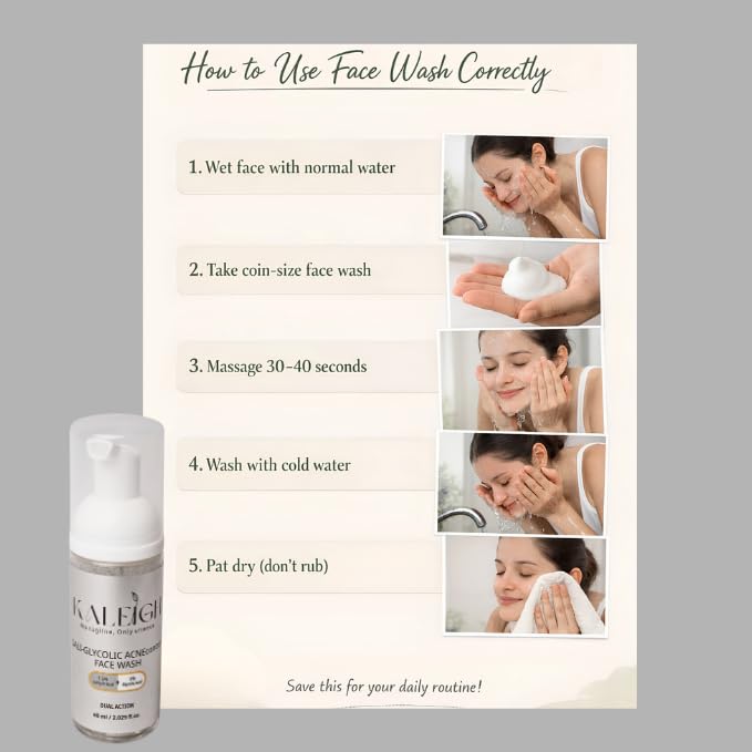 KALEIGH Sali-Glycolic Acnecontrol Foaming Face