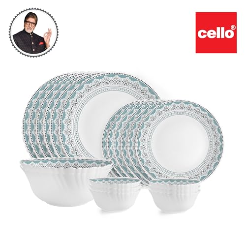 Cello Dazzle Series Celeste Opalware