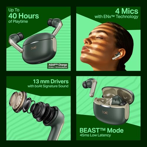Boat Airdopes 219, 4Mics ENx