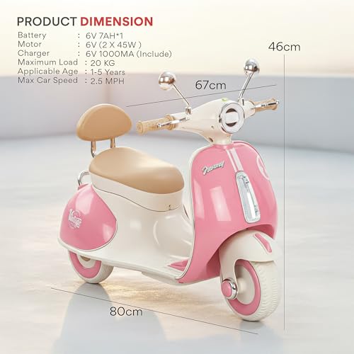 Baybee Vintage Battery Operated Bike