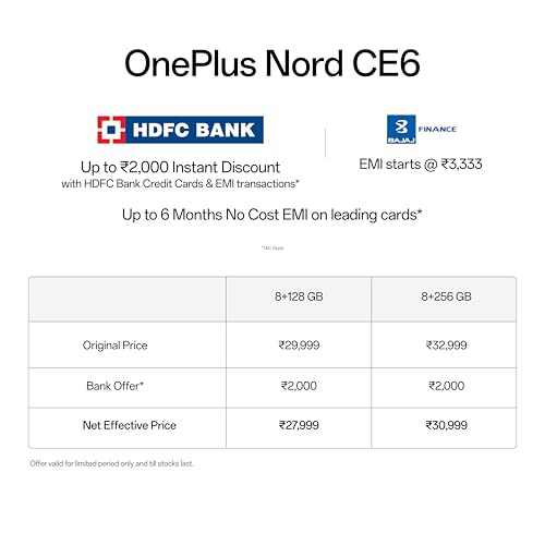 OnePlus Nord CE6 | 8GB+256GB