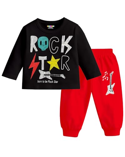 KUCHIPOO Kids Regular Fit Cotton T-Shirts and Pyjamas Set - Image 4