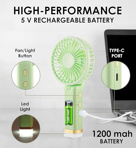 Gesto Portable Fan Rechargeable