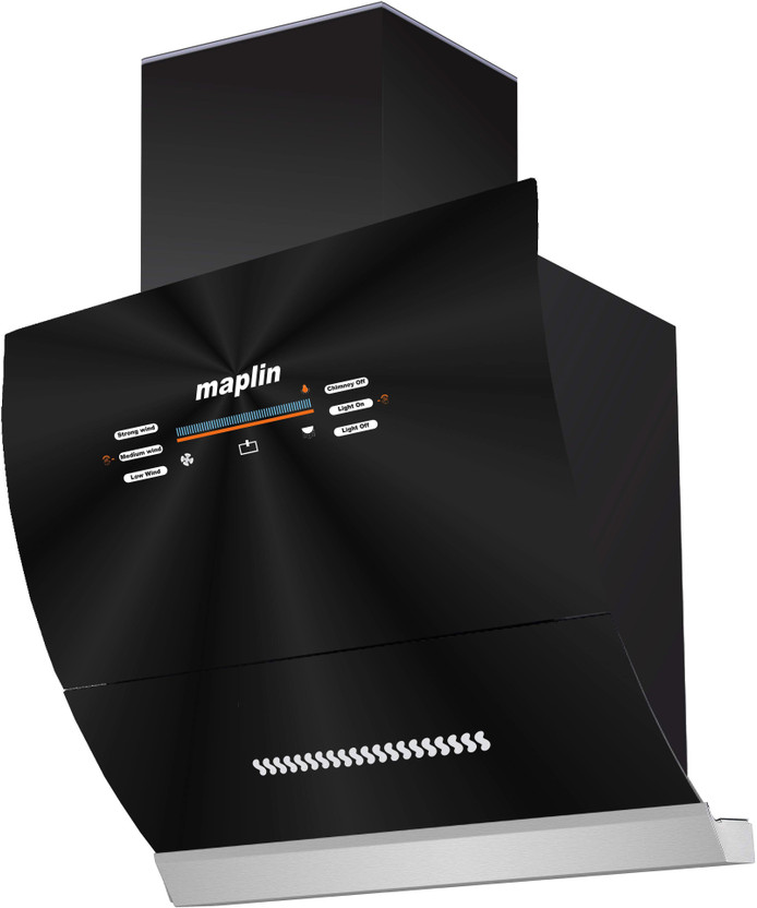 Maplin VC90-VOICE Auto Clean Wall Mounted Black 1400 CMH Chimney - Image 3