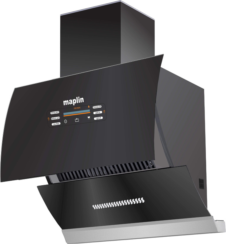 Maplin VC90-VOICE Auto Clean Wall Mounted Black 1400 CMH Chimney - Image 4