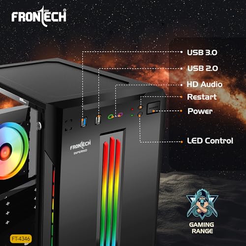 Frontech Inferno Gaming Computer Cabinet