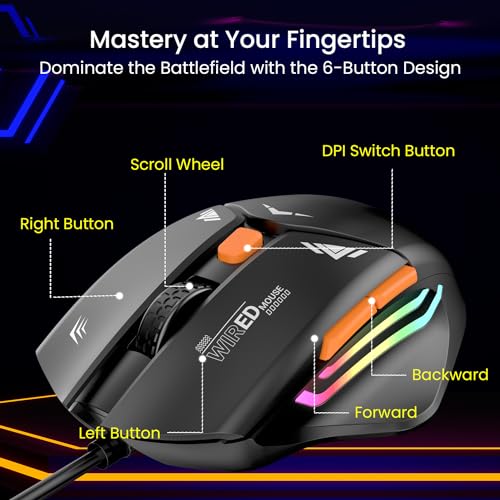 Portronics Vader Wired Gaming Mouse