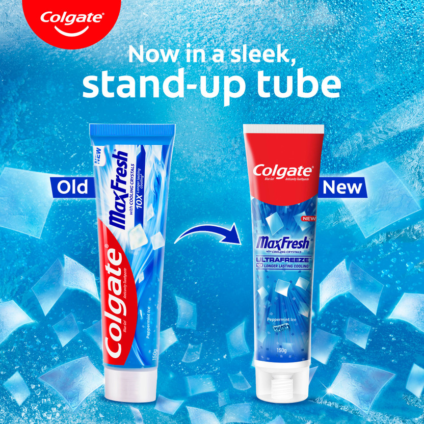Colgate MaxFresh Toothpaste, Blue Gel