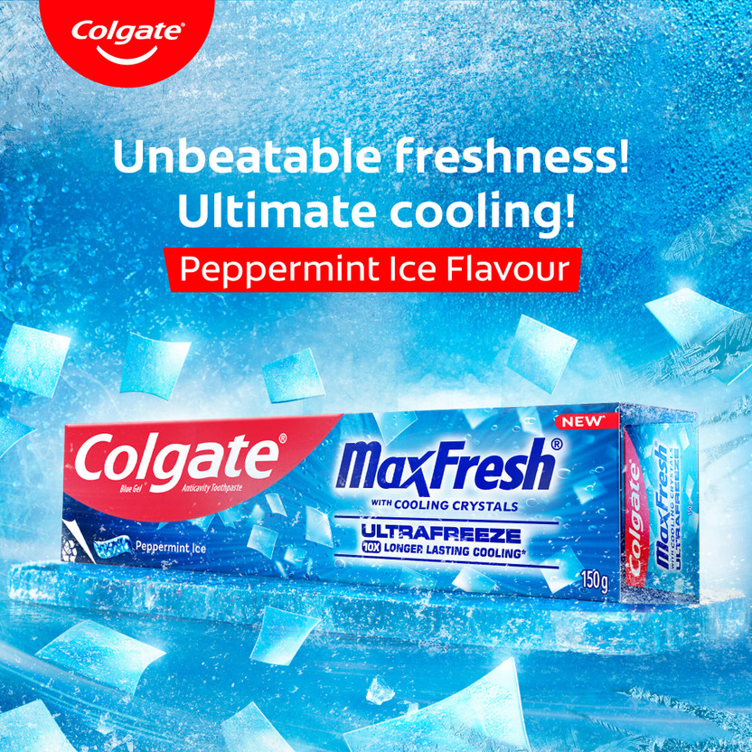 Colgate MaxFresh Toothpaste, Blue Gel
