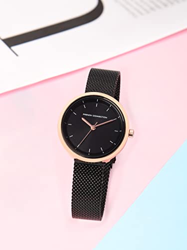 French Connection Women's Analog Watch Black Strap -FCN00036F - Image 2
