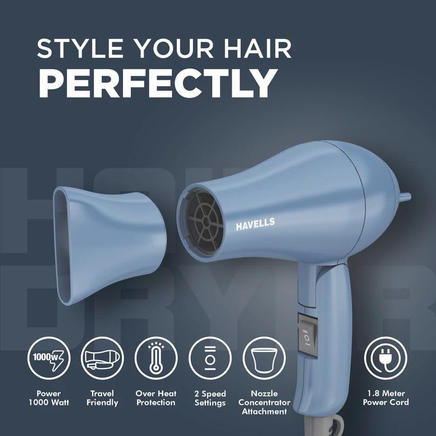 Havells 1000W Foldable Hair Dryer