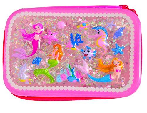 Crackles Stylish Embossed Mermaid Sea