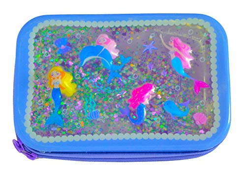 Crackles Stylish Embossed Mermaid Sea