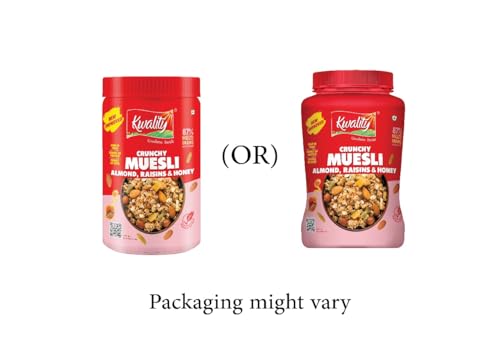 Kwality Muesli Crunchy Almonds, Raisins