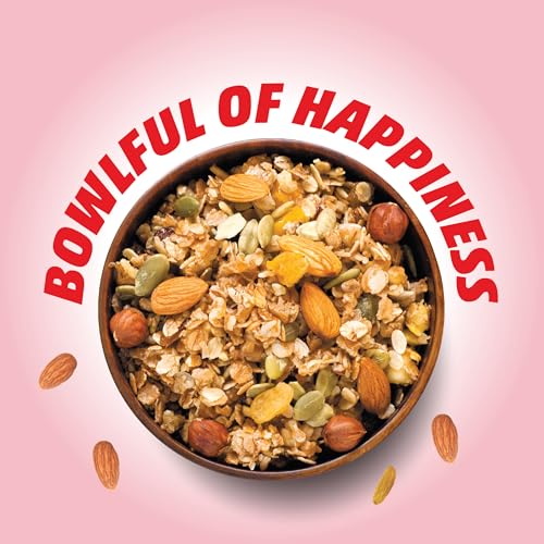 Kwality Muesli Crunchy Almonds, Raisins