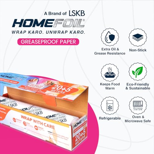 HOMEFOIL Greaseproof Food Wrapping Paper