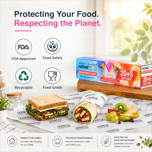 HOMEFOIL Greaseproof Food Wrapping Paper