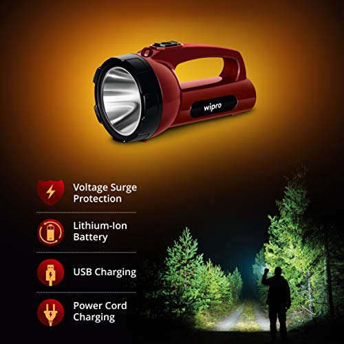 Wipro Emerald Plus Rechargable Torch