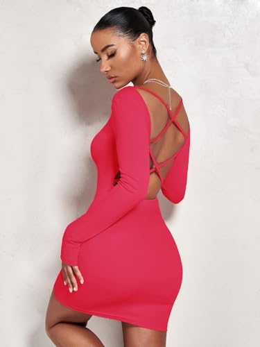 KOTTY Women's Bodycon Mid Thigh