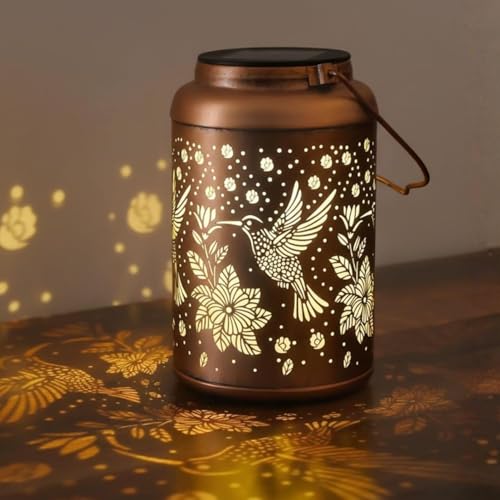 Solar Hummingbird Lantern for Garden