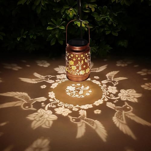 Solar Hummingbird Lantern for Garden