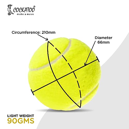 Cockatoo Rubber Cricket Tennis Ball
