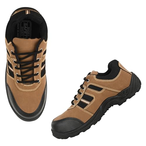 ELECANT Lace-up Steel Toe Safety