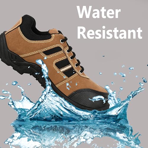 ELECANT Lace-up Steel Toe Safety