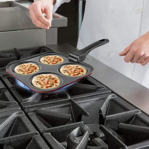 Cello Prima Uttapam Non Stick Aluminium Cookware Combo, (Red, Cherry) - Image 3