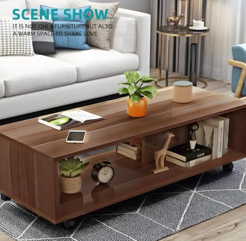 MATTERHORN Wooden Coffee Table, Centre