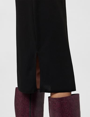 ATHENA LIFESTYLE Black Solid Ribbed Bodycon Dress - Image 6