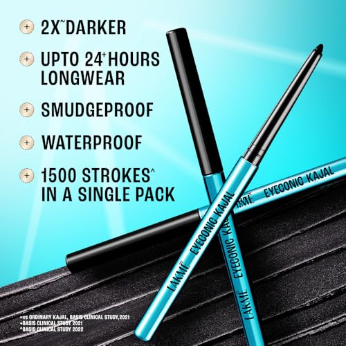 Lakme 9-5 Eyeconic Kajal, Classic