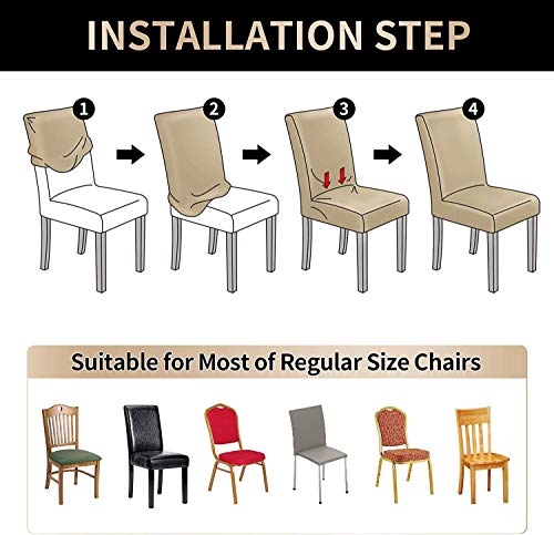 Styleys Polyester Chair Cover Elastic