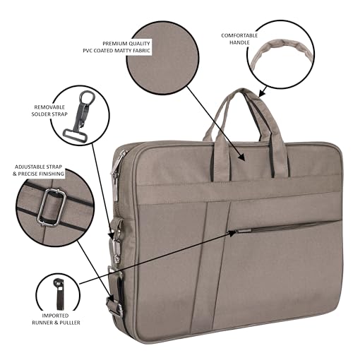 Faux Leather Laptop Bag Stylish