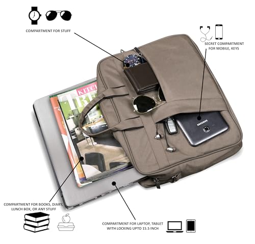 Faux Leather Laptop Bag Stylish