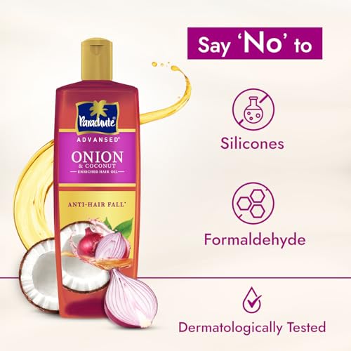 Parachute Advansed Onion enriched coconut hair Oil, 300ml - Image 7