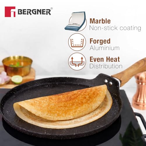 Bergner Ivory Black Granite Non-Stick