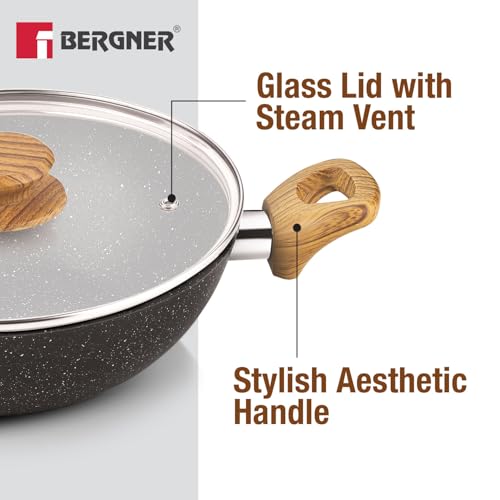 Bergner Ivory Black Granite Non-Stick
