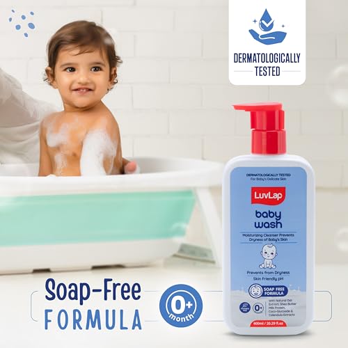 LuvLap Baby Wash 600 ml + Baby Lotion 700 ml Combo Set - Image 4
