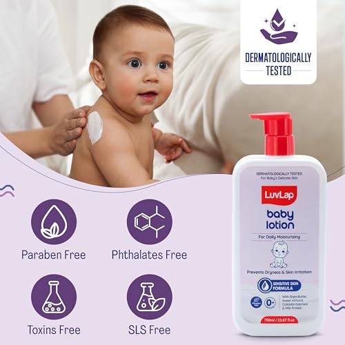 LuvLap Baby Wash 600 ml + Baby Lotion 700 ml Combo Set - Image 5