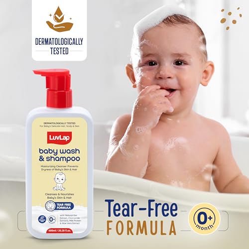 LuvLap Baby Wash & Shampoo