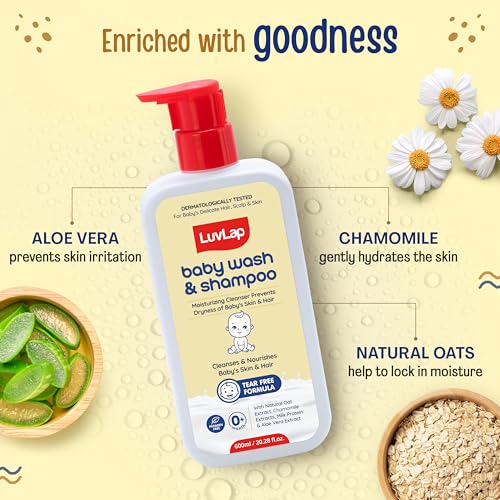 LuvLap Baby Wash & Shampoo