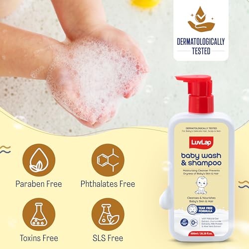 LuvLap Baby Wash & Shampoo