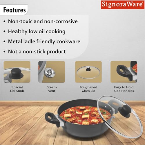 Signoraware Opulent Non Stick Kadhai
