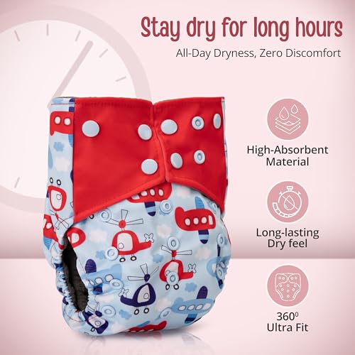 LuvLap Reusable Baby Cloth Diaper